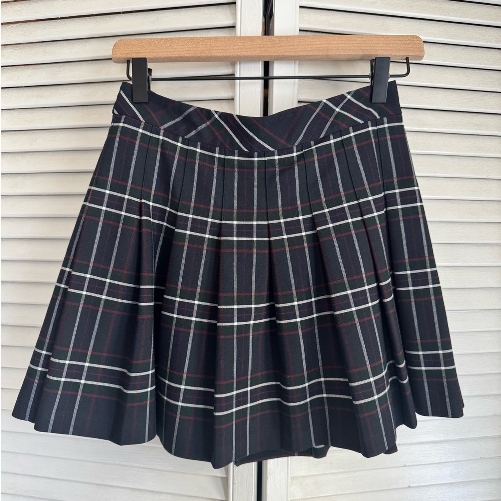 Sunday Best Pleated Plaid Mini Skirt